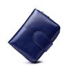 2024 Retro Women's Oil Wax Leather Coin Purse - Short Wallet, Small Money Clip, Hot Selling