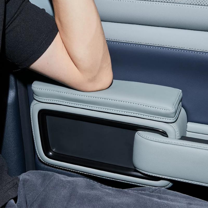 For BYD Leopard 5 Denza B5 Car Door Armrest Height-increasing Pad Protective Covers Booster Pad Anti-wear Pads Car Accessories