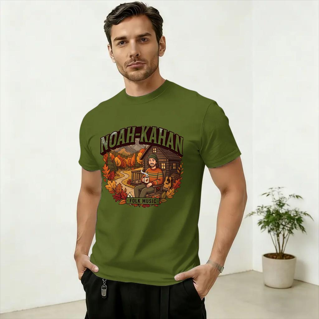 Noahs Kahans Art Bootleg Merch T Shirt Summer Harajuku TShirts Unisex Cotton ONeck Plus Size Top Tees Short Sleeve Classic Tshirt