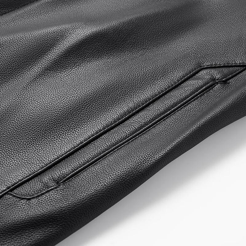 FAPAI Men's Genuine Cowhide Leather Jacket