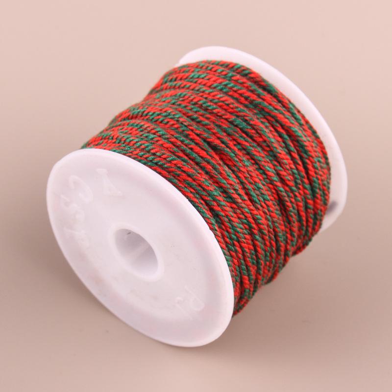 Hand-Twisted Cotton Thread: Tibetan Star Moon Bodhi Bracelet Weaving String.