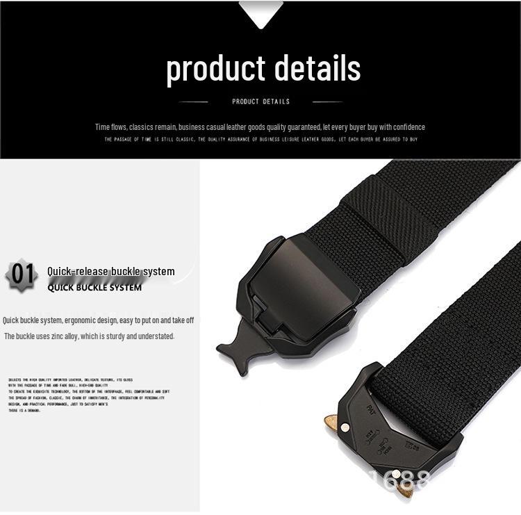 Curea tactică elastică de exterior pentru bărbați cu opțiune de logo personalizat