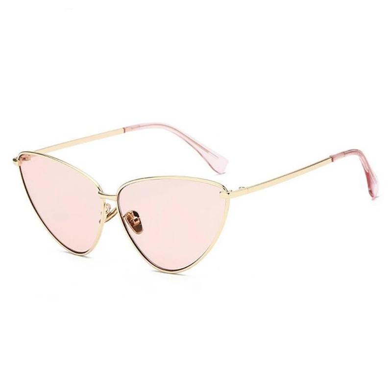 

0 -0.5 -0.75 To -4.0 Vintage Myopia Lens Cat Eye Prescription Sunglasses Women Polarized Metal Steampunk Diopter Glasses Female 0
