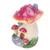Mushroom House Miniature Decor Resin Statue Outdoor Lawn Garden Decoration Cute Ornament