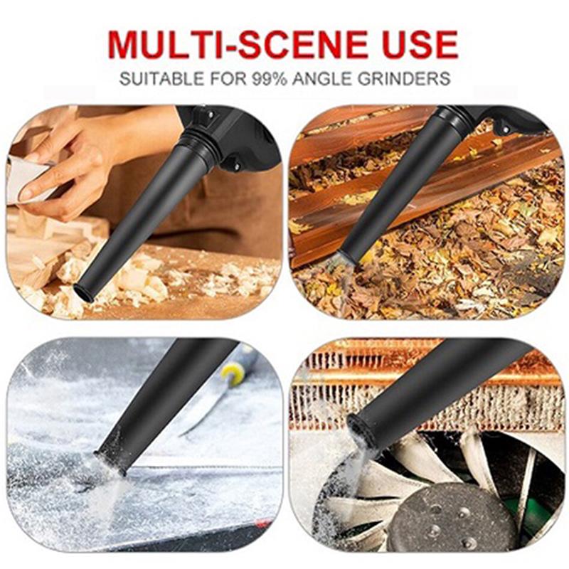 2-in-1 Converter Tool Angle Grinder Converted Into Blower Vacuum Cleaner Kit Blow Suction Sawdust Dust for Your House Accessory
