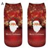 1pair Christmas Cotton Socks Merry Christmas Decor for Home Xmas Gifts Cristmas Decoration Happy New Year