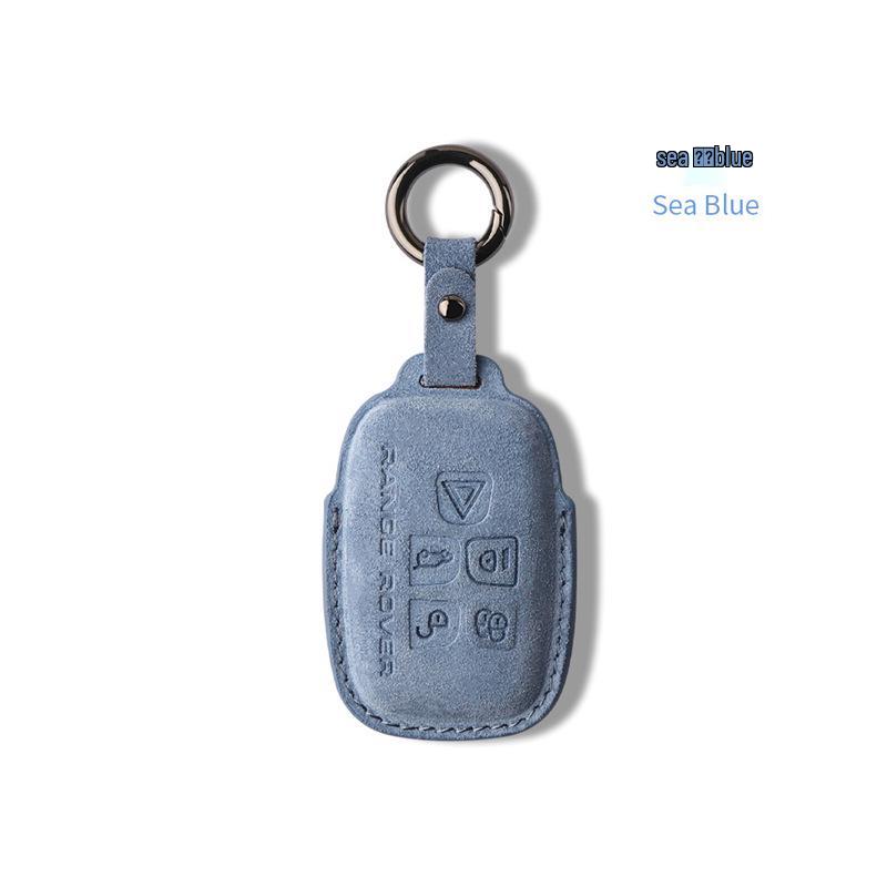 Nubuck Leather Key Case for Range Rover Models (Sport, Evoque, Defender, Discovery Sport, Velar, Freelander)