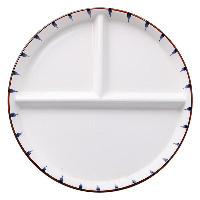 Japanese Style Ceramic Compartment Meal Plate
