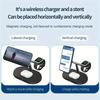 3 In 1 Magnetic Fast Wireless Charger Station For iPhone 16 15 14 13 Pro Max  Watch 9 8 Airprods Pro Macsafe Charging Stand