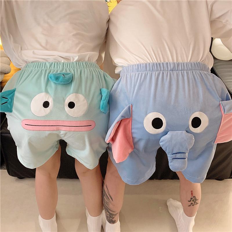 3D Cute Elephant Shorts - Unisex Summer Pajama Pants