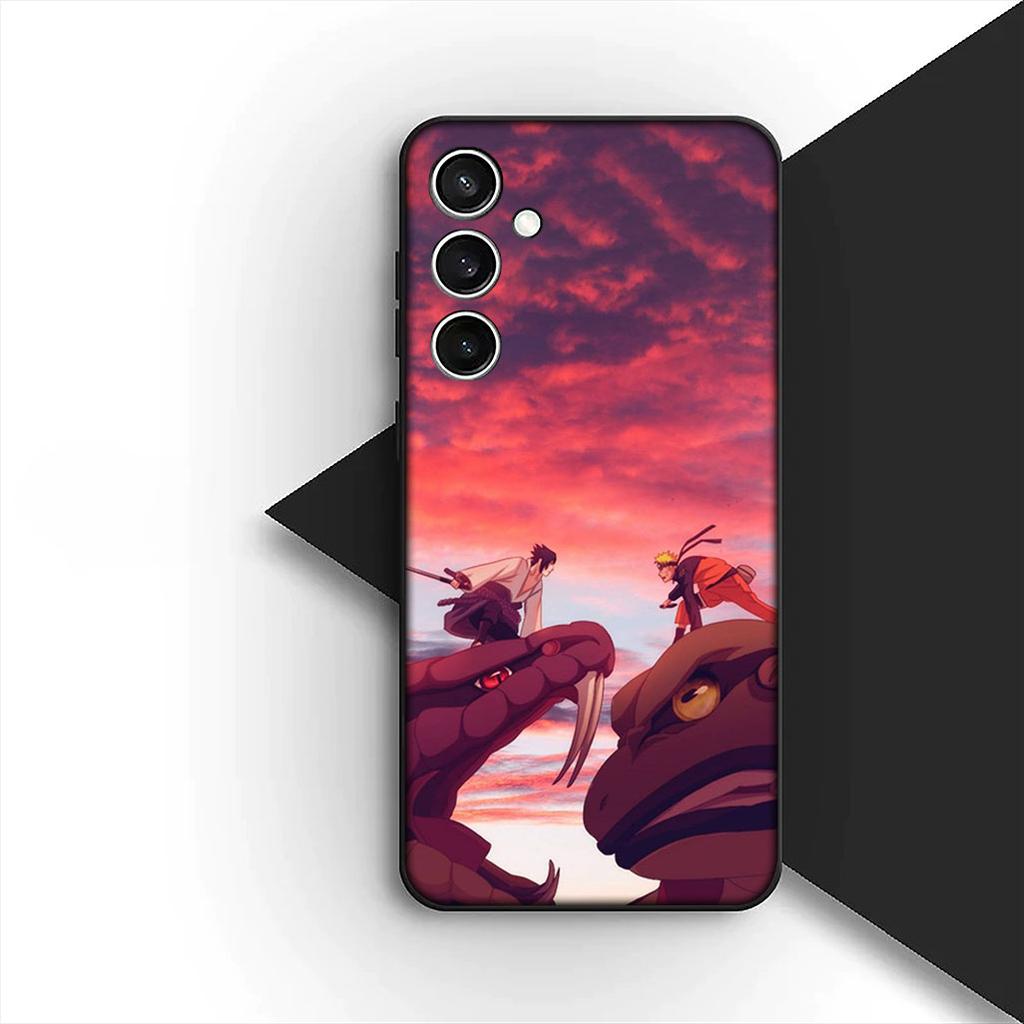 Cover for Samsung Galaxy S24 S25 S23 FE Ultra Plus S7 Edge S25+ S23+ A56 5G Casing Silicone Phone Case Akatsuki Narutos Pain