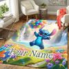 Custom 1Pc Stitch'S Magical Garden Adventure Rug Office Carpet Indoor Outdoor Entrance Doormat Nonslip Soft And Comfortable Living Room D916269