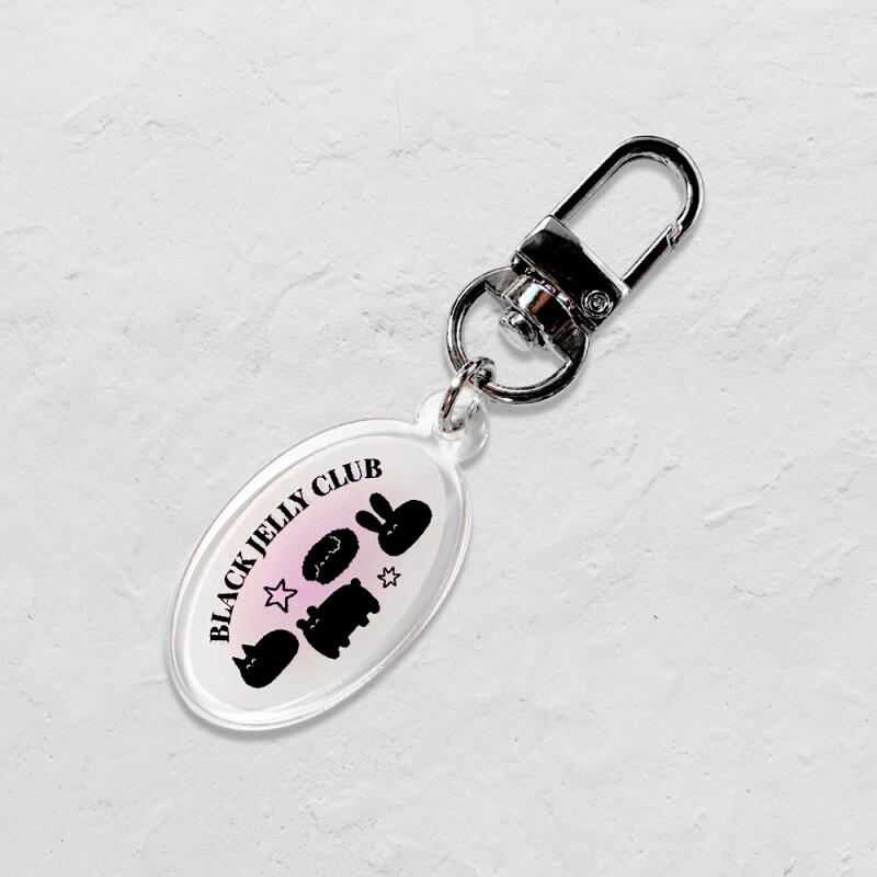 [Pink Circle] Acrylic Keychain