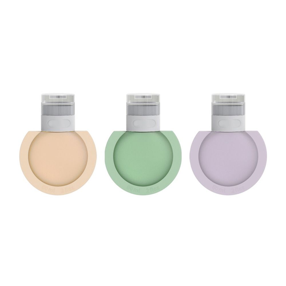 

Сжимаемые силиконовые многоразовые бутылочки Силиконовые бутылочки для шампуня Новые контейнеры для лосьона Для улицы 60ML-Stickers