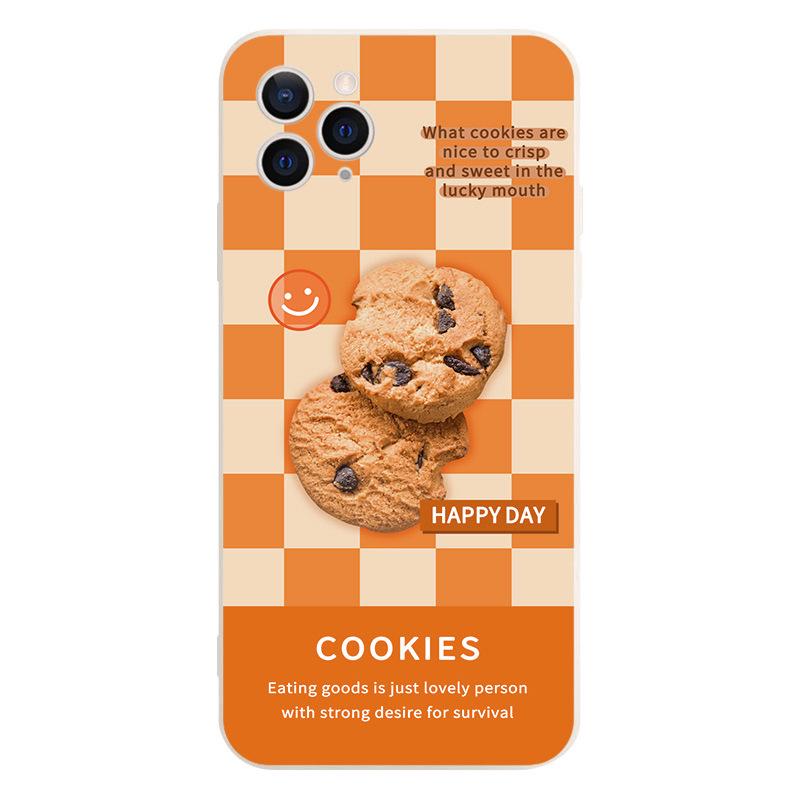 

Чехол Zhitai Bear Cube для iPhone 14 Pro и iPhone 15 — дизайн в виде сетки с печеньем iPhone 12 Pro