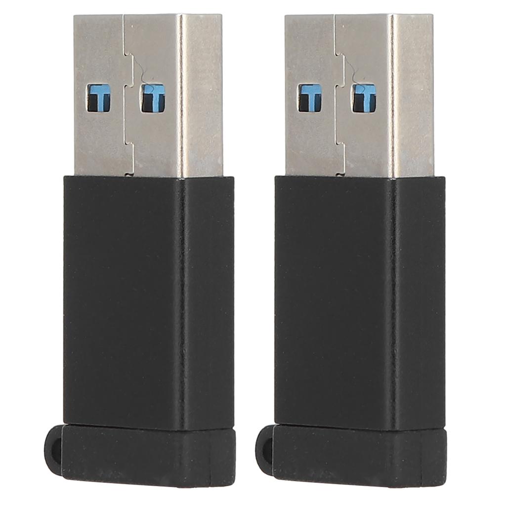 Adapter USB3.0 to TypeC USB C to USB OTG Plug Play Conversion Head for Data  (Black )