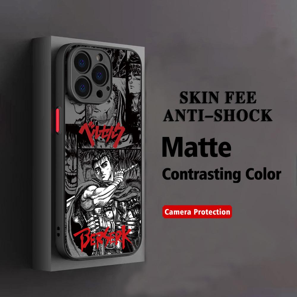 HOT New Anime Berserks Guts Phone Case For Xiaomi Redmi Note 14 13 12 12S 11 11S 10 10S 9T 9S 8 7 Pro Plus 4G 5G Matte Clear