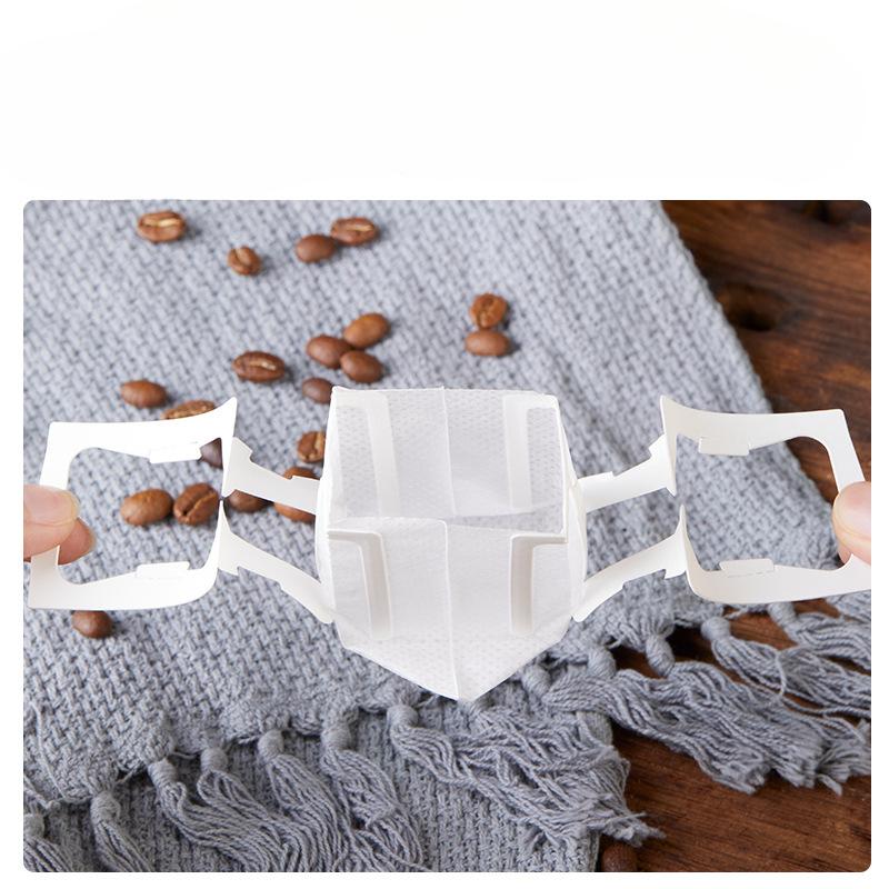 1 stk Hengende Øre Filterpose Kaffefilterpose Håndbrygget Kaffefilterpapir Hengende Øre Kaffepose Dryppkaffe Innerpose
