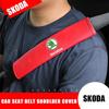 Car Seat Belt Cover Shoulder Cushion Pad for Skoda Superb Kamiq Yeti Karoq Kodiak Octavia 2 Tour RS Fabia Protector Accessories