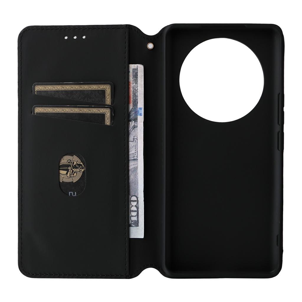 Wallet Case for Honor X9c 5G/Magic7 Lite 5G/X60 Pro 5G Rhombus Imprinted Leather Phone Cover