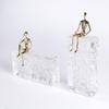 Luxury Crystal Sitting Figure Sculpture for Home Decor