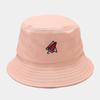 Panama Bucket Hat Fruit Strawberry Embroidered Fishing Cap Men Women Travel Beach Sun Hats