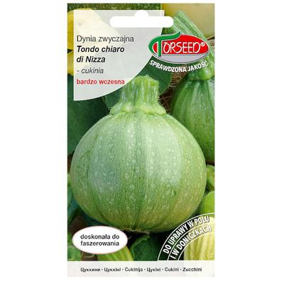 Kürbis Zucchini Tondo chiaro di Nizza frische Gemüsesamen PREMIUM 2g