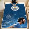 Royal MCFC Crown Blanket, High quality Comfortable for All Seasons, Home Decor, Warmth and Comfort