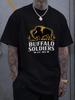 Buffalo Soldiers Graphic TShirt 100 Cotton ONeck Short Sleeve Summer Casual Mens Tshirt Streetwear