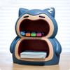 23x25cm Pokemon Snorlax Storage Box Double Layer Desktop Entryway Organizer Decorative Ornament Practical Creative Gift For Boys