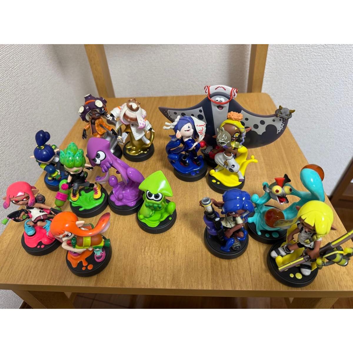 Used Splatoon amiibo 14 body set bulk sale