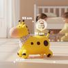 Children's Jumping Hopper with Pump Giraffe Yellow with Bandana