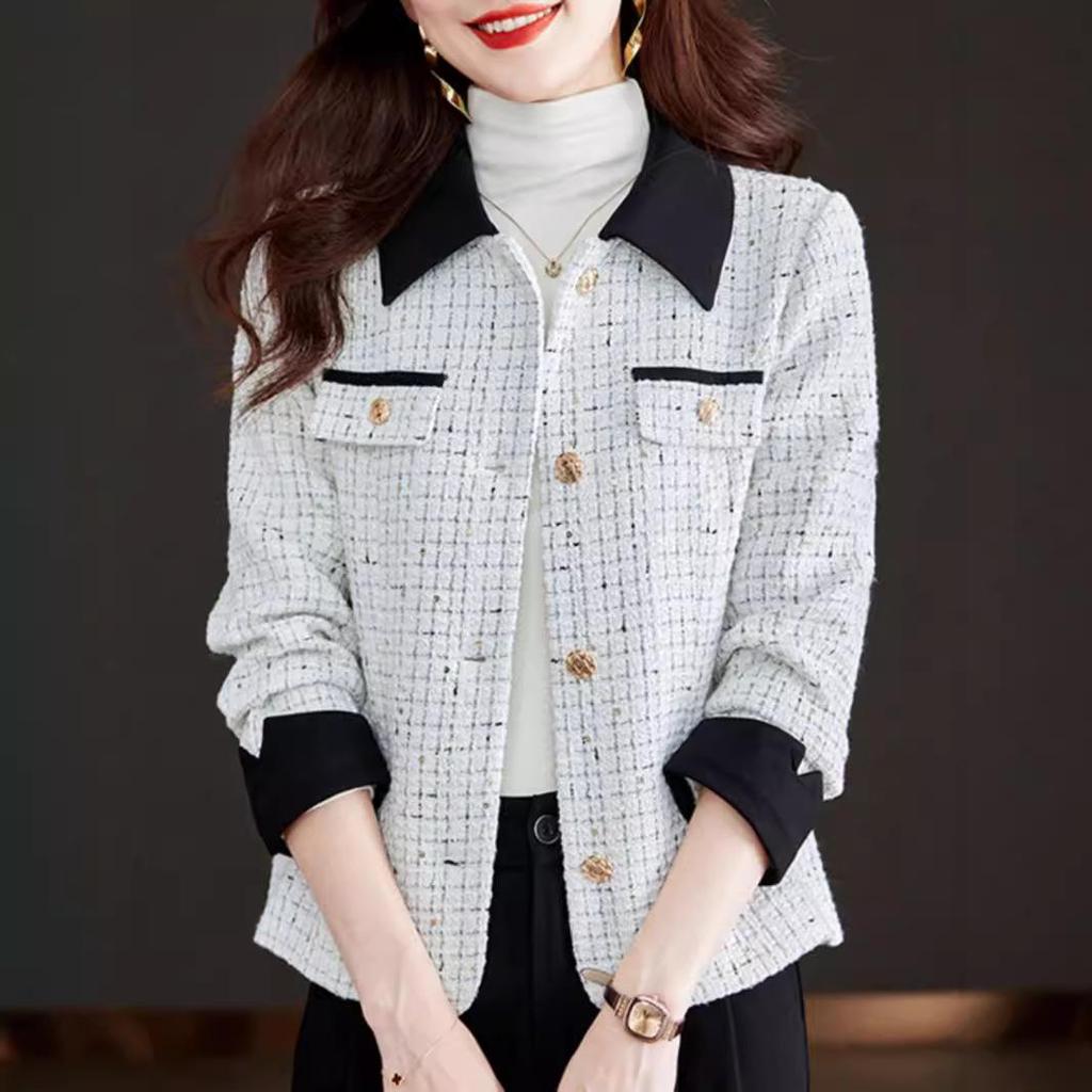 2024 Petite Trench Coat: Chic Spring/Autumn Casual Jacket for Women - Versatile, Trendy, and Stylish.