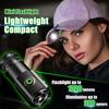 Powerful Mini LED Flashlight Super Bright 2000LM Aluminium Torch TYPE-C Rechargeable Outdoor Camping Hiking Lantern Tail Magnet