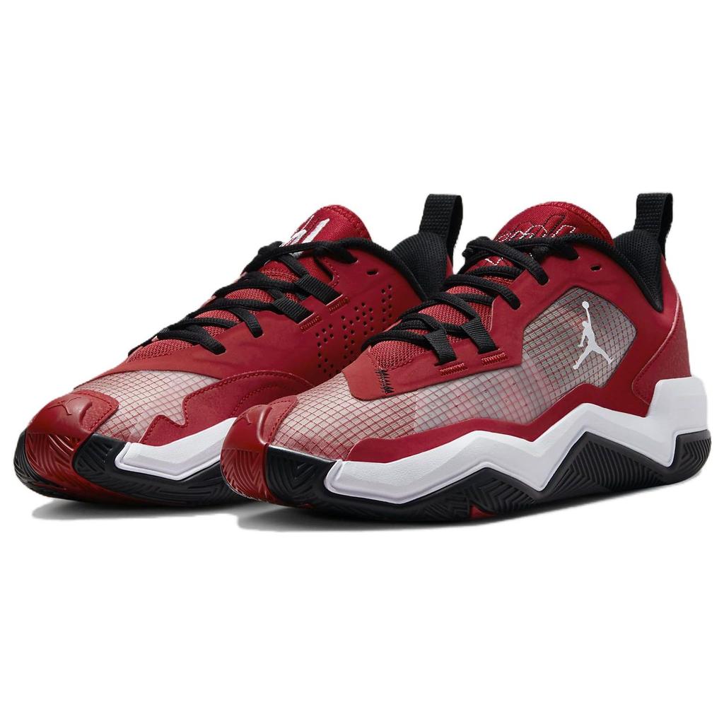Air Jordan One Take 4 PF Gym Red Sneakers da Uomo Nero Bianco DZ3339-600