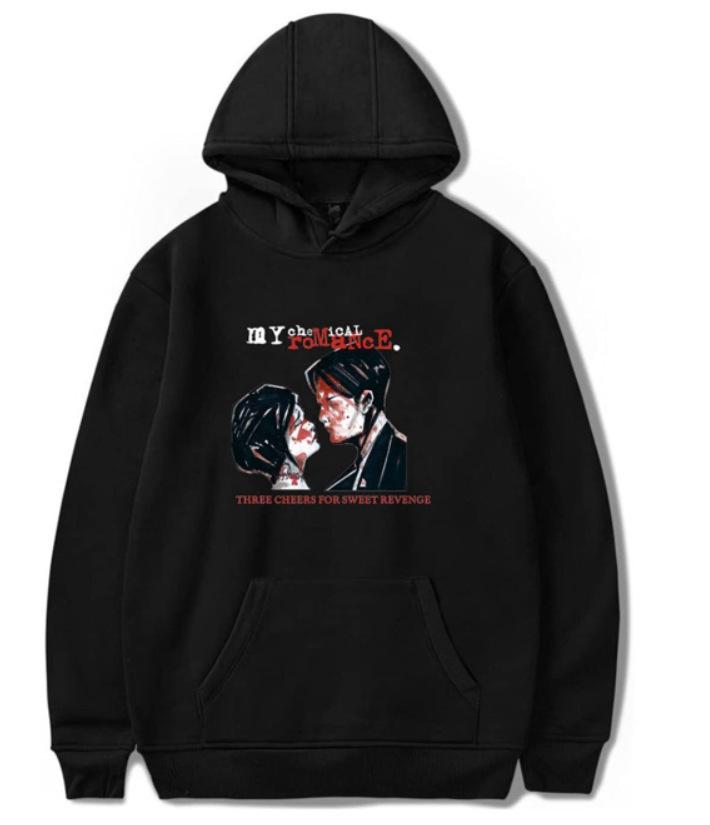 Trendy Rapper Fashion Fleece Hooded Long Sleeve Sweater Warm Jacket