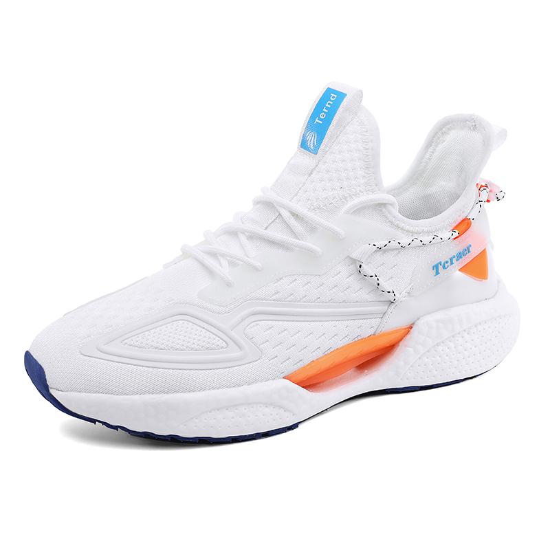 Unisex Running Shoes High-quality Ultralight Mesh Thick Sole Fashion Lace Up Casual Sneakers Flat Comfortable Tennis Shoes Man