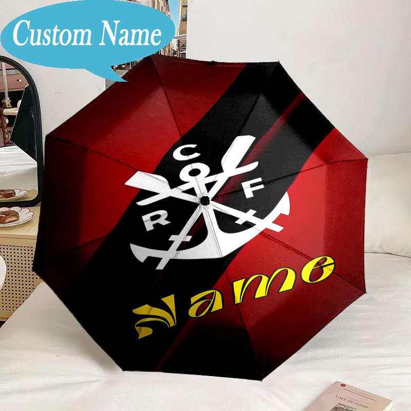 Custom Name Umbrella Corinthians Team Crest Umbrella 8-Frame for Travel, Camping, Casual Lightweight Portable, Essential for Family Gifts