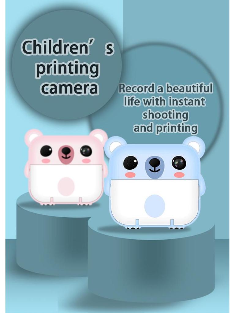 Dual-Lens HD Instant Print Camera for Students
