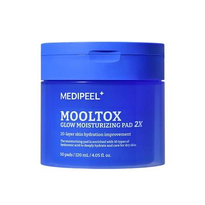 Mooltox Rozjasňující hydratační tampon 2X 120ml 50ks
