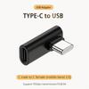 90/180 Degree Elbow C Adapter Type C OTG To USB Converter U Shape USB-C 3.0 Connector for Android Computer Phone Tablet Adapter