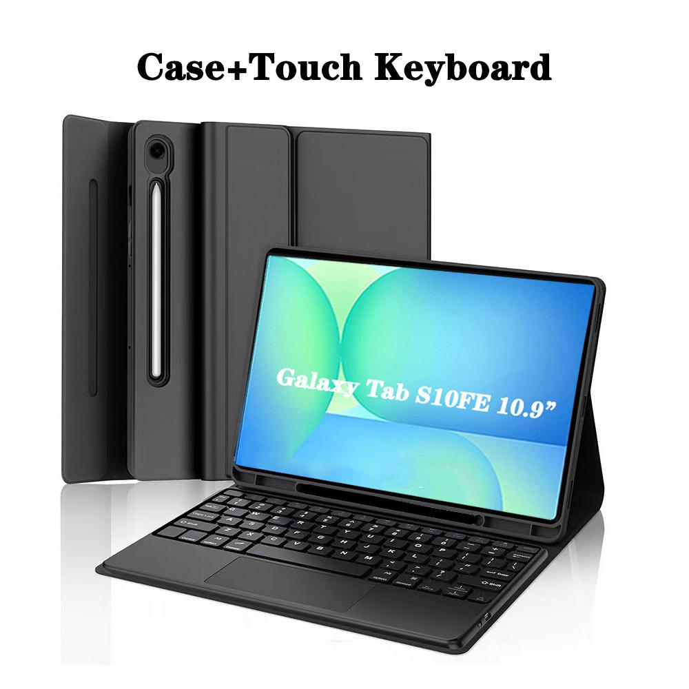Case for Samsung Galaxy Tab S10 FE 10.9 Inch, Keyboard Cover for Samsung Galaxy Tab S10 FE 10.9 Inch SM-X520/X526/X526B