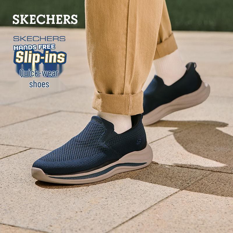 Skechers Men's Slip-On Mesh Walking Shoes