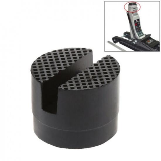 Universal Floor Jack Disk Rubber Pad Adapter Pinch Weld Side Tool 3.8x5cm 1pcs