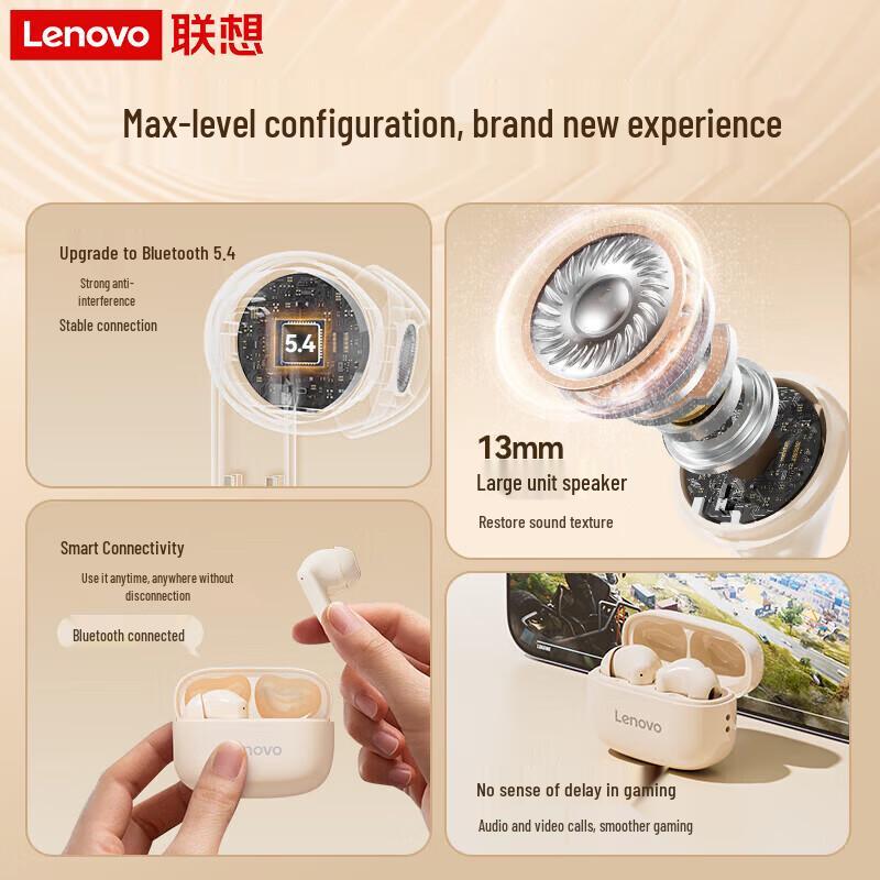 Lenovo EA110 True Wireless Semi-in-ear Bluetooth Earbuds