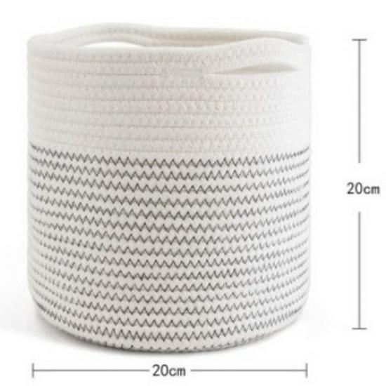 Woven Round Basket: Flower Pot, Storage, Home Decor, Laundry