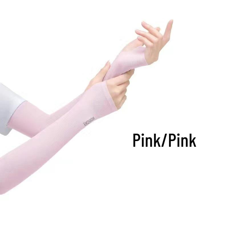 Atmungsaktive Armstulpen aus Eis-Seide mit Farbverlauf - Schweißfest, Sonnenschutz für den Sommer, Herren-Rad- & Fahrstulpen