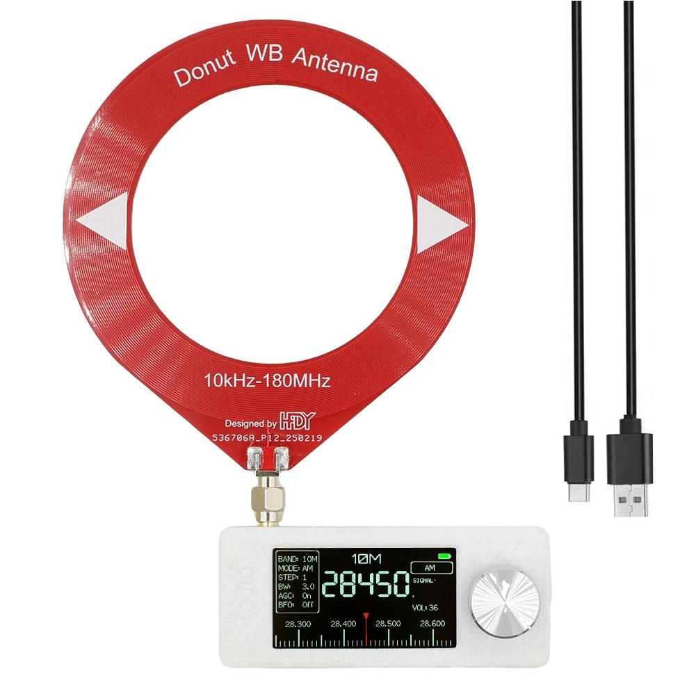 SI4732 0.5-108mhz Portable Radio LSB USB AM FM FM/AM Radio 1.9inch IPS Screen All Band Radio Receiver HF SW MW VHF Radio