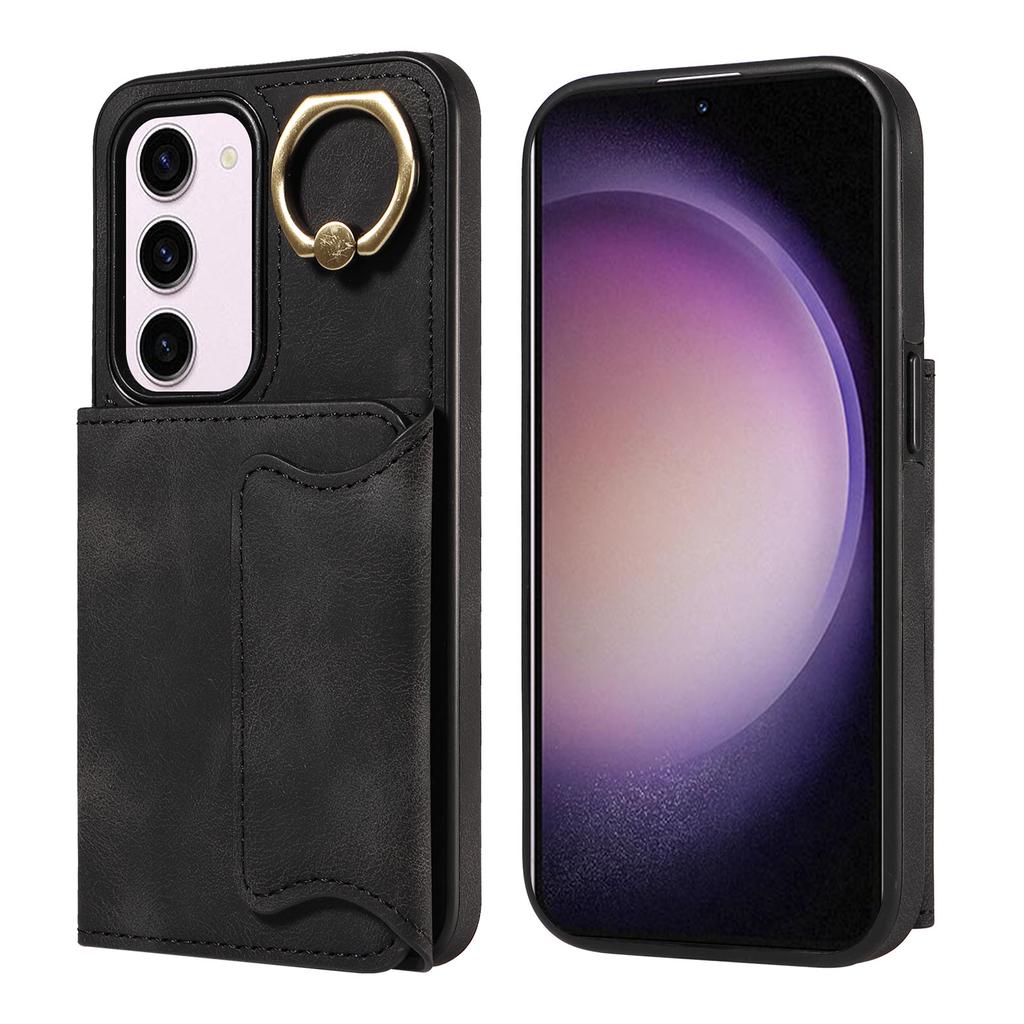 For Samsung Galaxy S23 Series.for Samsung Galaxy S23, S23+, S23 Ultra, S23 FE Ring Bracket Card Holder Slots Cover Phone Case