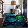 1pc, Living Room Large Rug,Rainforest Leaf Print Rug, Indoor Outdoor Entrance Floor Doormat Quick Dry Kitchen Mat Laundry Room Restroom Foot Mat